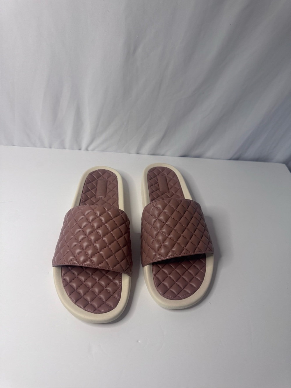 Men’s 10 or Women’s 11.5 APL Sandals in Mauve Brown -Comfort Slides